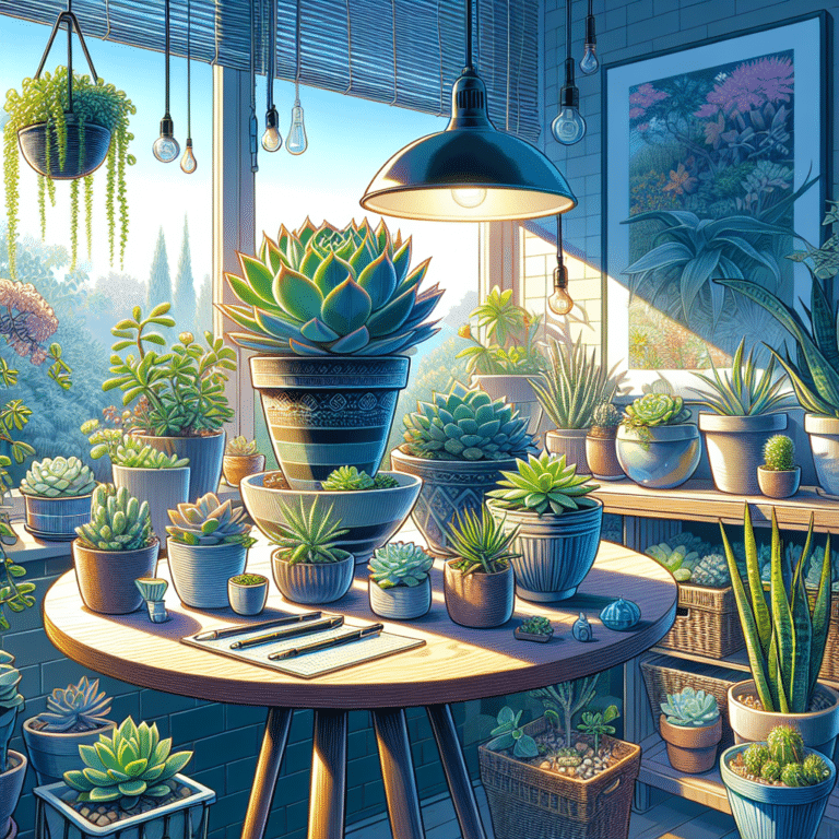 Effective Indoor Succulent Lighting Ideas