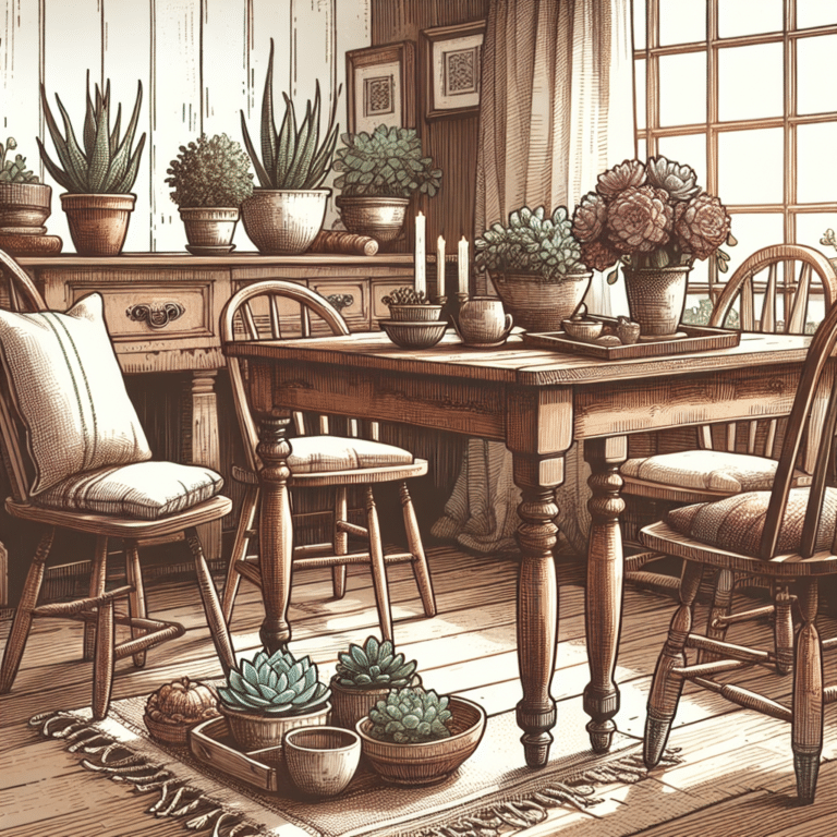 Rustic Meets Refined: Using Succulents for Country Style Decor