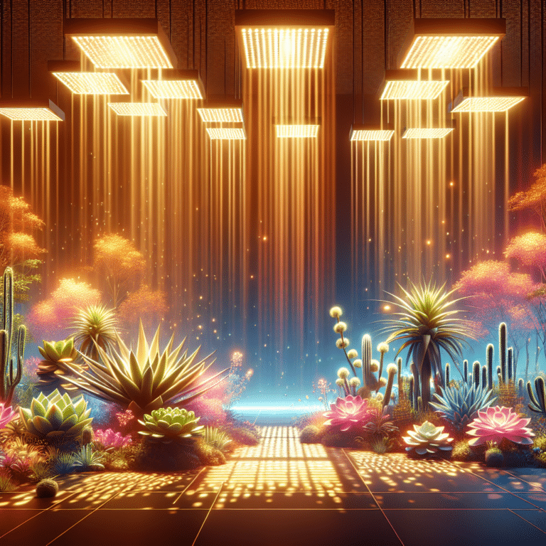 Top LED Lights for Your Indoor Succulent Garden