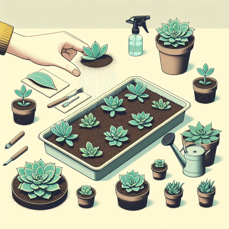 Easy Guide to Propagate Succulents from Leaves