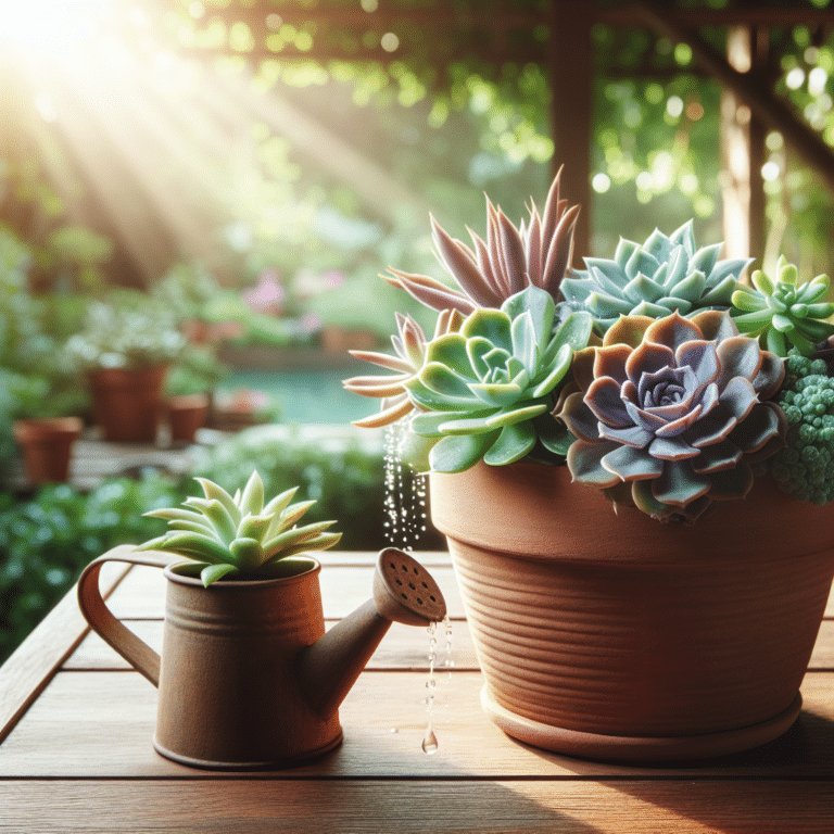 Demystifying Succulent Watering: Tips for Healthy Plants.