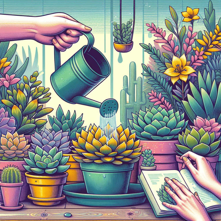 Learning from Common Mistakes in Watering Succulents