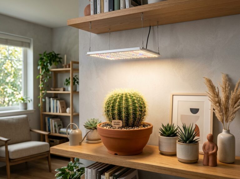 artificial light for cactus