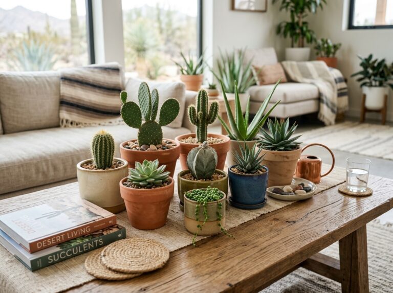 cactus table arrangements