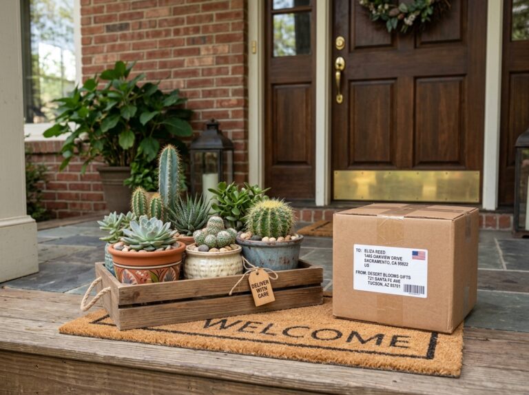 cactus arrangement delivery