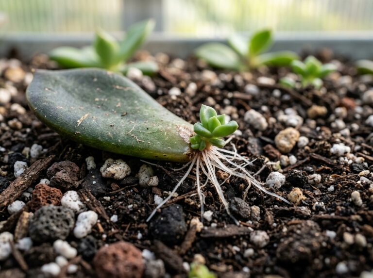 succulent propagation from leaves