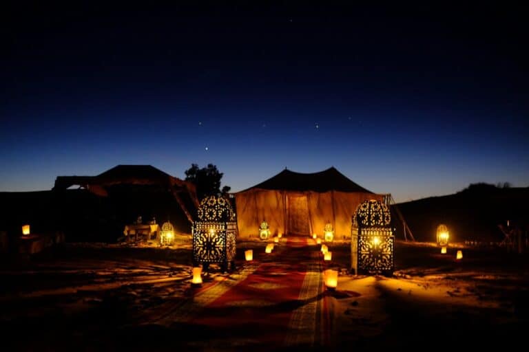 Moroccan sand lanterns