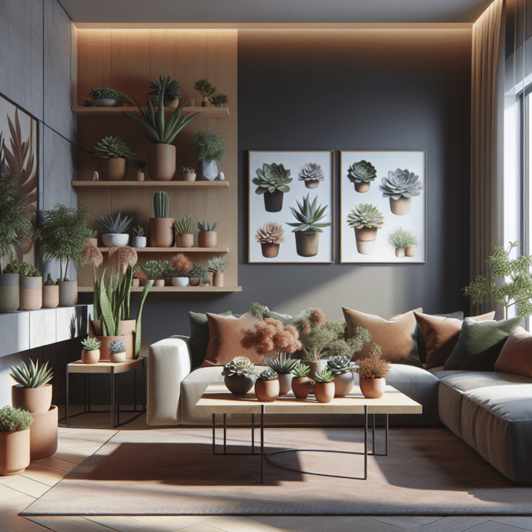 Succulent-based Decorations for Apartment Living