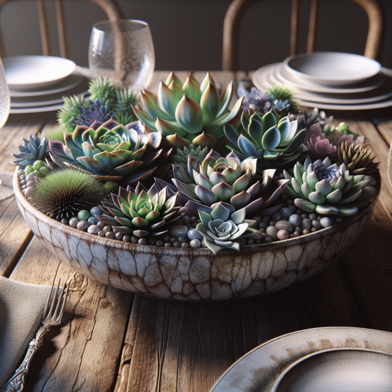 Succulent Centerpieces for Tables
