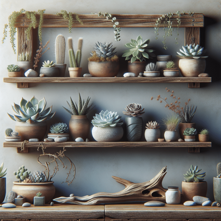 Practical and Eye-catching Shelf Display Hacks for Succulents