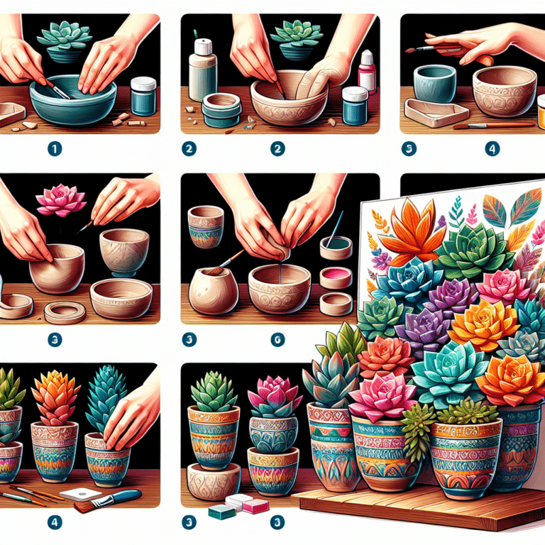 How to Make Your Own Decorative Pots for Succulents