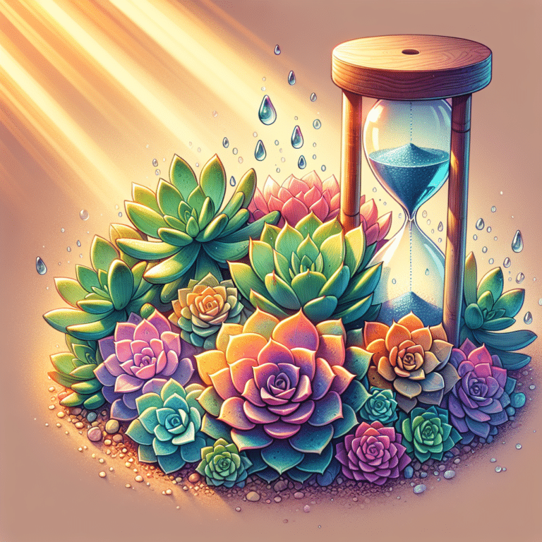 Setting an Efficient Watering Schedule for Succulents