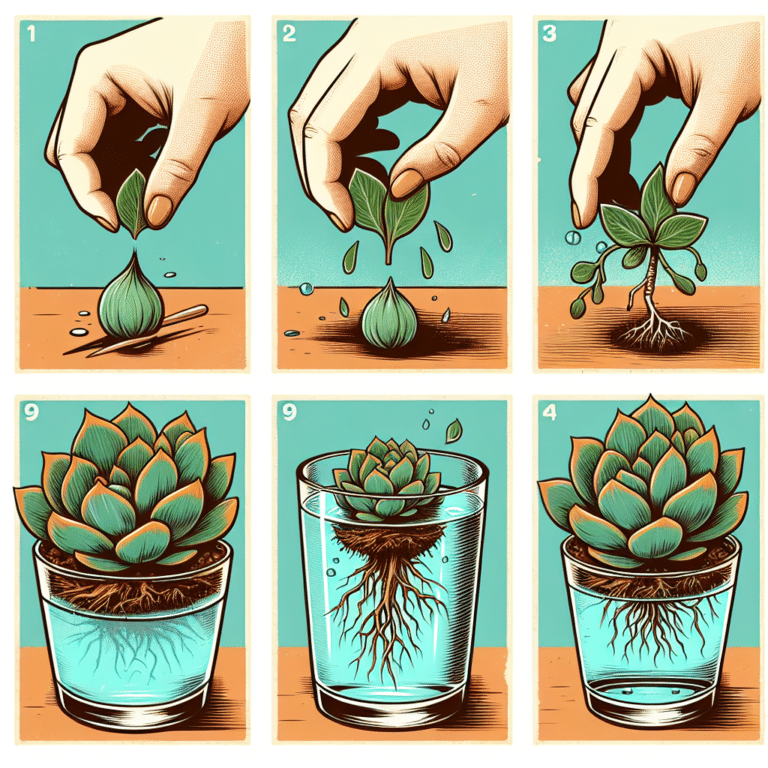 Trying Out Water Propagation for Succulents