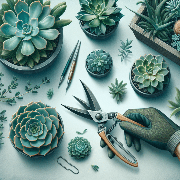 Trimming and Pruning: Essential Succulent Care