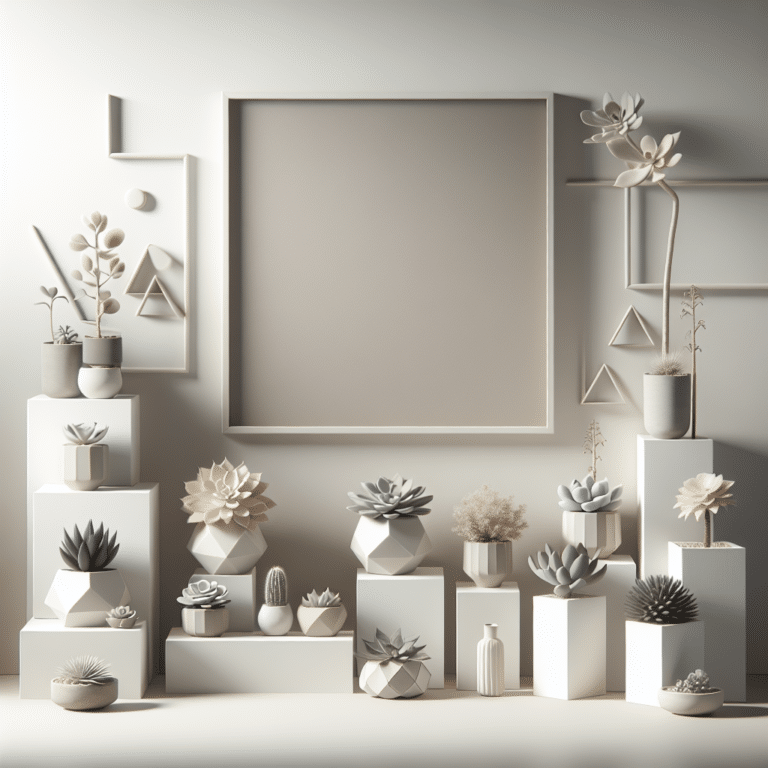 The Simplicity of Minimalist Succulent Display Ideas