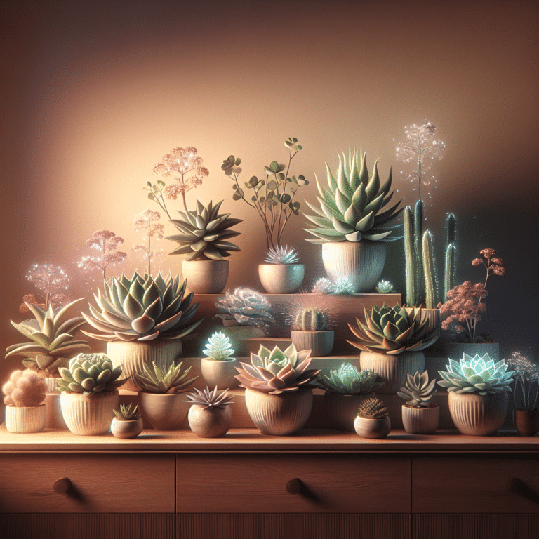  "Let It Glow: Illuminating Indoor Succulents