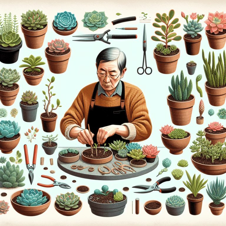 <ol>
<li>"Succulent Propagation: A Comprehensive Guide"</li>
<li>"The Art of Propagating Succulents from Leaves"</li>
<li>"Revitalizing Your Garden: How to Propagate Succulents Successfully"</li>
<li>"Maximizing Growth: The Best Time to Propagate Succulents"</li>
<li>"Understand the Basics: Propagating Succulents in Soil"</li>
<li>"The Unconventional Approach: Propagating Succulents in Water"</li>
<li>"The Dos and Don'ts: Tips for Successful Succulent Propagation"</li>
<li>"Patience is a Virtue: How Long Does Succulent Propagation Take"</li>
<li>"The Underestimated Method: Propagating Succulent Offsets"</li>
<li>"Watching Out: Succulent Propagation Mistakes to Avoid"</li>
<li>"A Zero to Hero Guide: Succulent Propagation for Beginners"</li>
<li>"Treasure Hunting: Propagating Rare Succulents"</li>
<li>"Mastering Techniques: Succulent Cutting Propagation Tips"</li>
<li>"Bring the Outside In: Propagating Succulents Indoors"</li>
<li>"The Essential Guide: Succulent Leaf Propagation"</li>
<li>"Perfect Homes: Best Containers for Propagation"</li>
<li>"Branching Out: Succulent Propagation Using Stem Cuttings"</li>
<li>"Starting from Zero: Succulent Propagation Without Roots"</li>
<li>"Big Tasks